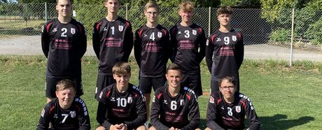 U18-Jungs vor Deutscher Meisterschaft