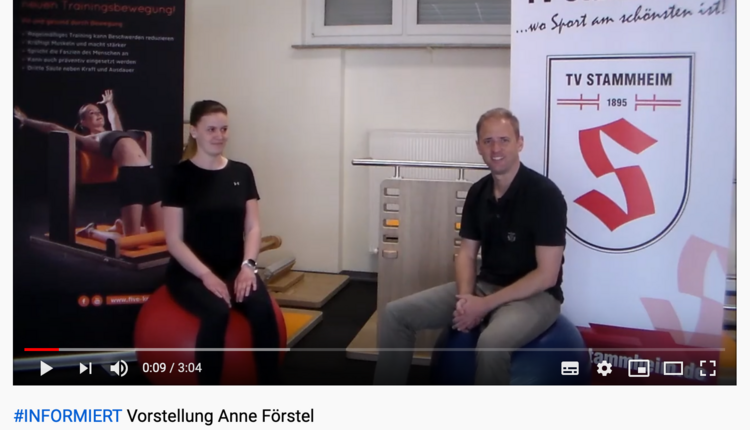  #INFORMIERT 8.4. - Vorstellung von Anne Förstel
