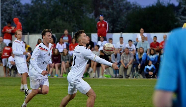 Faustball Länderspiel