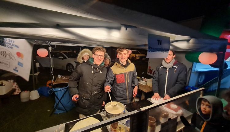 TV Jugendabteilung auf dem Weihnachtsmarkt