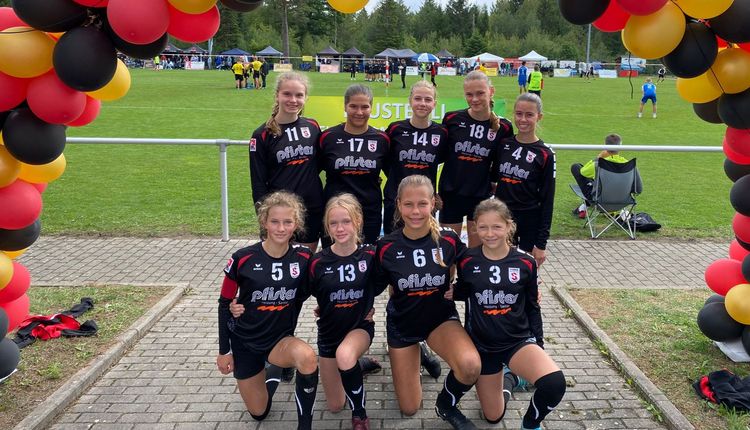 Weibliche U14 wird 9. bei der DM