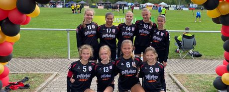 Weibliche U14 wird 9. bei der DM