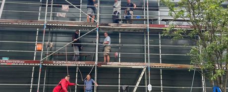 Fassadenputzaktion, die Zweite