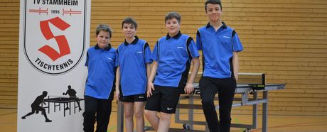 Tischtennis U15 erfolgreicher Derbysieg gegen Zuffenhausen