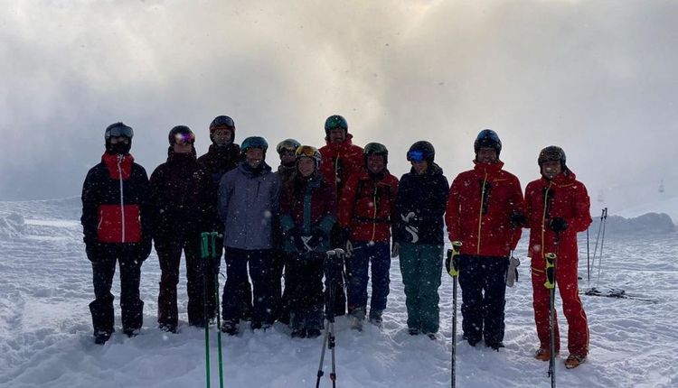 Einweisungswochenende der Schneesportschule