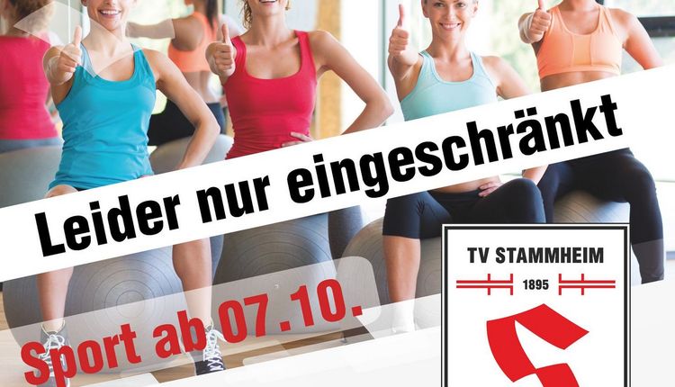 Sportbetrieb startet am 07.10. nur eingeschränkt