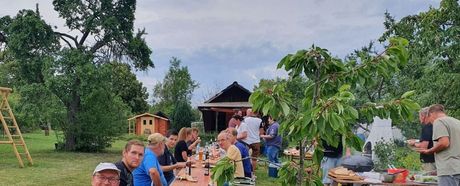 Tischtennis-Saisonabschlussfeier am 23.07.2021 im Grünen