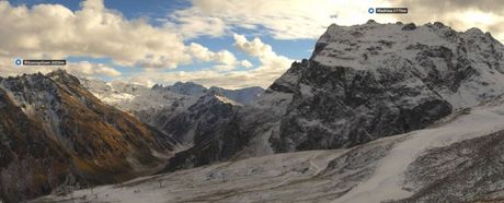 Erster Schnee in Gargellen...