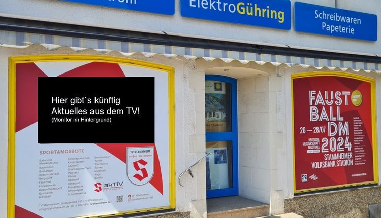 Neue Informations- und Werbefläche
