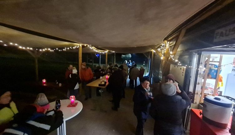 Outdoorabteilung mit Wintersonnwendfeier