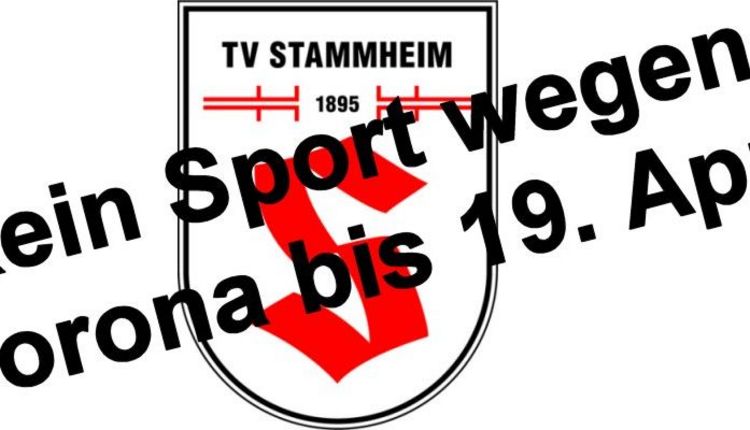 Kein Sport beim TV Stammheim bis 19. April
